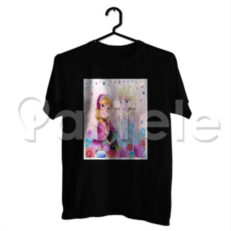 Disney Anna and Elsa Custom Personalized T Shirt Tees Apparel Cotton Tee Shirt Shirts Cloth