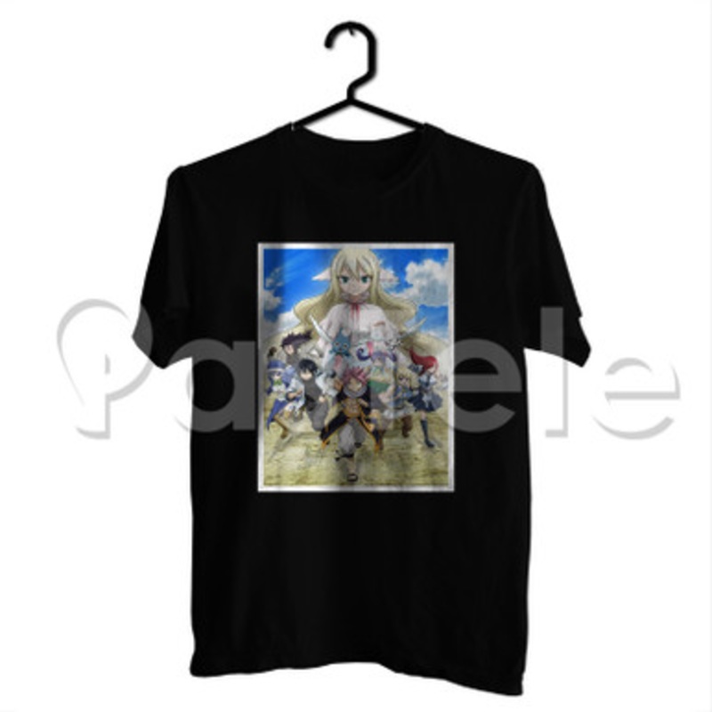 Fairy tail Anime Custom Personalized T Shirt Tees Apparel Cotton Tee Shirt Shirts Cloth