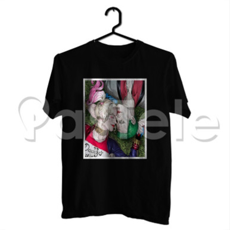 Harley Quinn and Joker Custom Personalized T Shirt Tees Apparel Cotton Tee Shirt Shirts Cloth