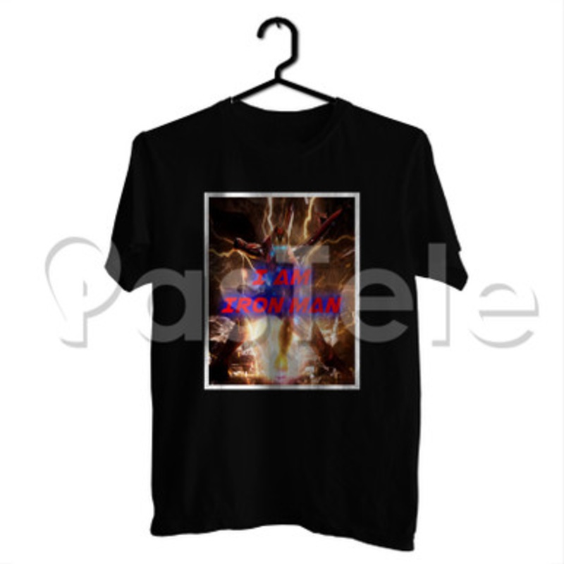 I am Iron Man Custom Personalized T Shirt Tees Apparel Cotton Tee Shirt Shirts Cloth