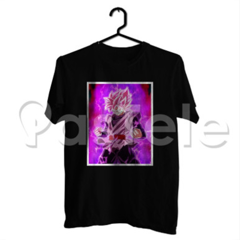 Black Super Saiyan Rose Custom Personalized T Shirt Tees Apparel Cotton Tee Shirt Shirts Cloth