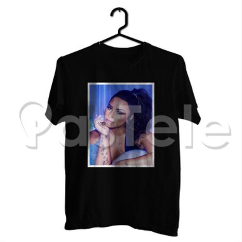 Demi Lovato Custom Personalized T Shirt Tees Apparel Cotton Tee Shirt Shirts Cloth