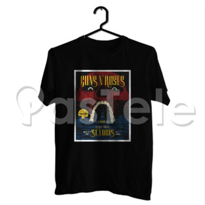 Guns N Roses St Louis Custom Personalized T Shirt Tees Apparel Cotton Tee Shirt Shirts Cloth