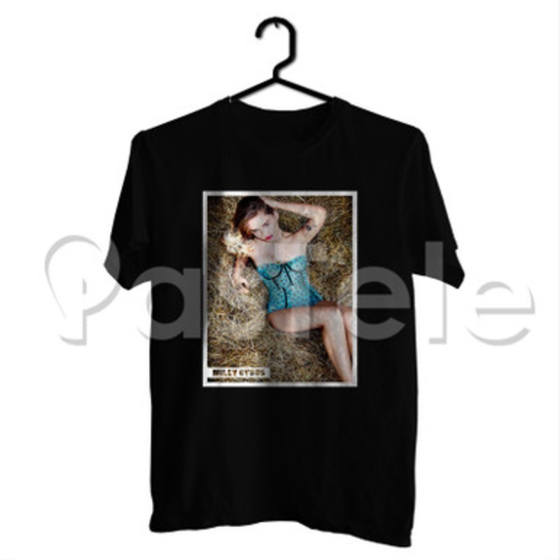 Miley Cyrus Custom Personalized T Shirt Tees Apparel Cotton Tee Shirt Shirts Cloth
