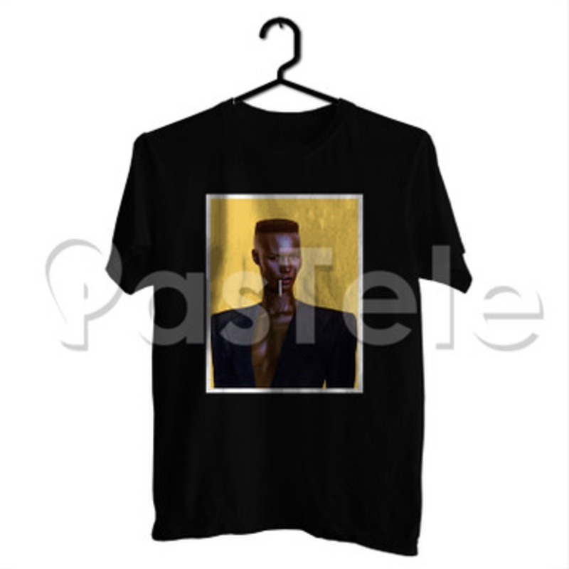 Grace Jones Custom Personalized T Shirt Tees Apparel Cotton Tee Shirt Shirts Cloth