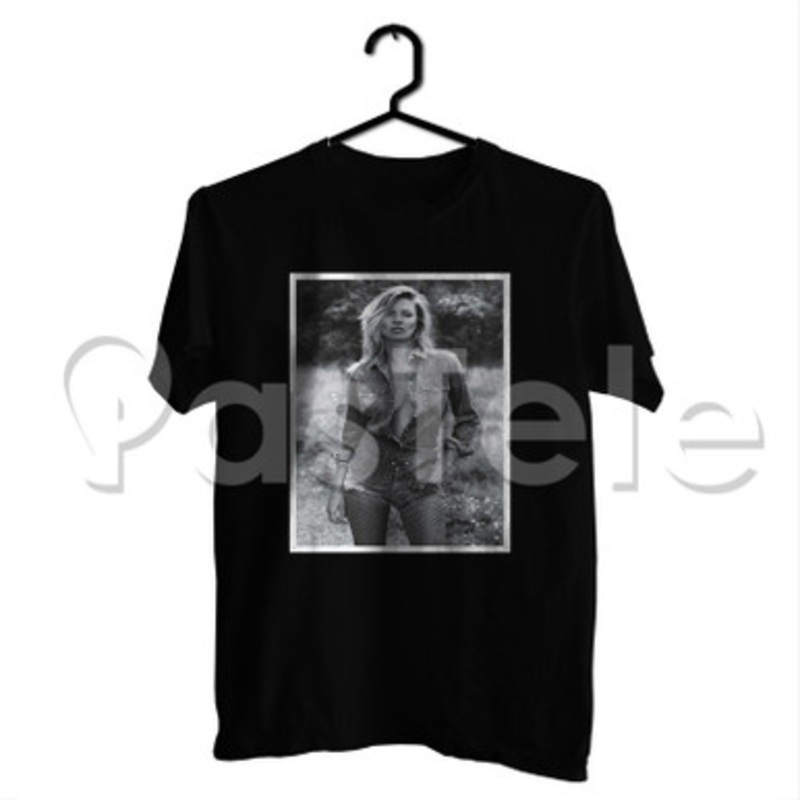 Kate Moss Custom Personalized T Shirt Tees Apparel Cotton Tee Shirt Shirts Cloth