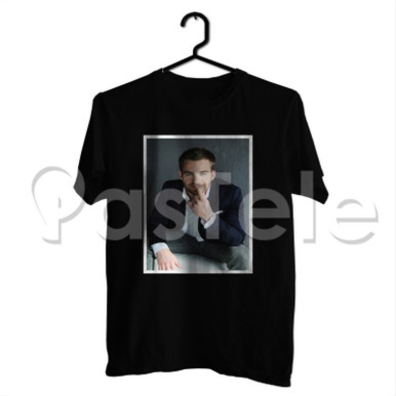 Chris Pine Custom Personalized T Shirt Tees Apparel Cotton Tee Shirt Shirts