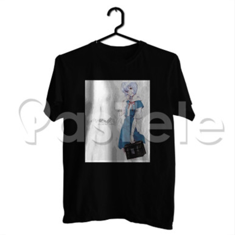 Evangelion You Are Not Alone Custom Personalized T Shirt Tees Apparel Cotton Tee Shirt Shirts