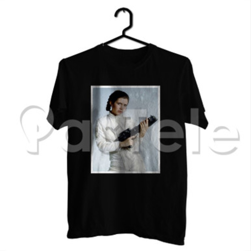 Carrie Fisher Custom Personalized T Shirt Tees Apparel Cotton Tee Shirt Shirts