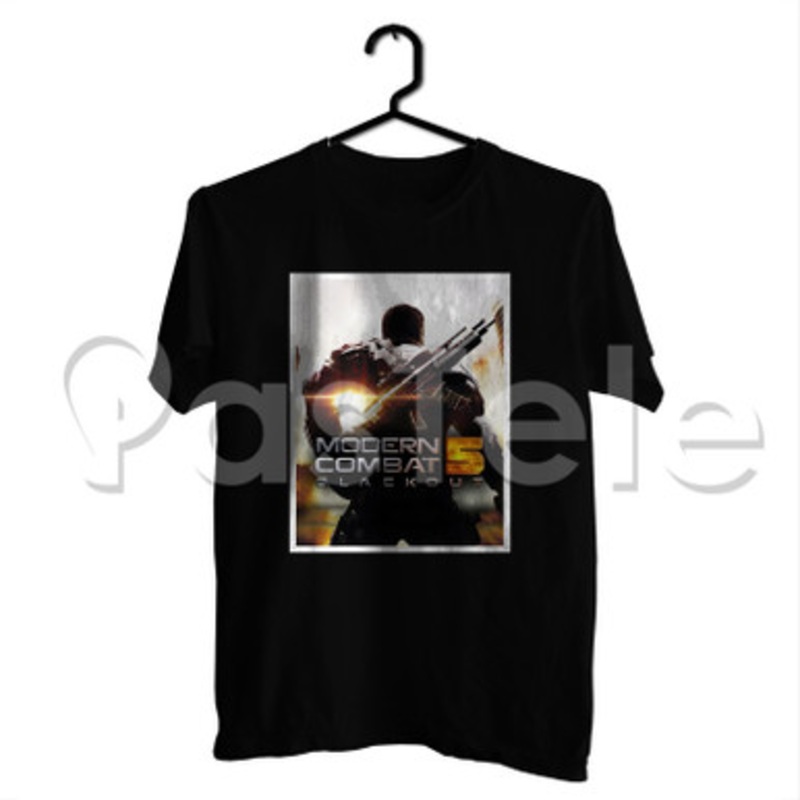 Modern Combat 5 Blackout Custom Personalized T Shirt Tees Apparel Cotton Tee Shirt Shirts