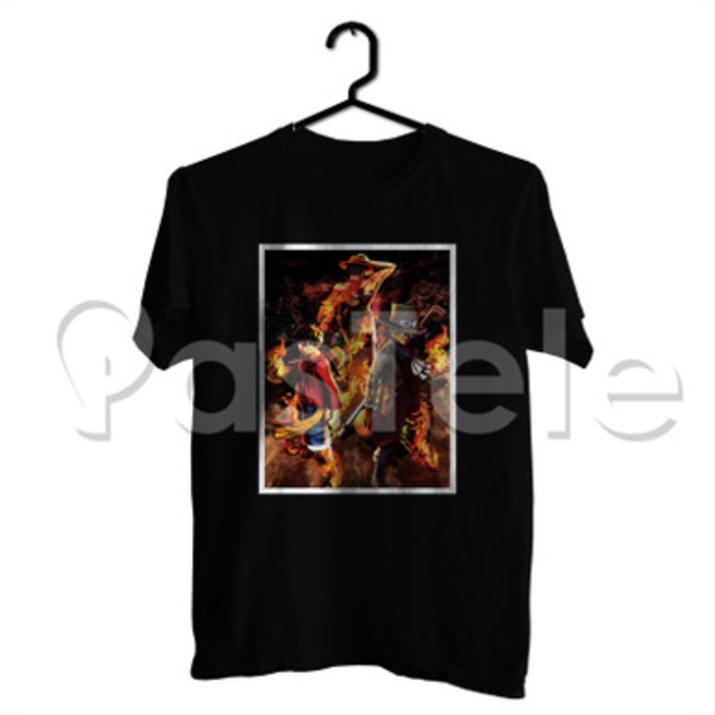 One Piece Burning Blood Custom Personalized T Shirt Tees Apparel Cotton Tee Shirt Shirts