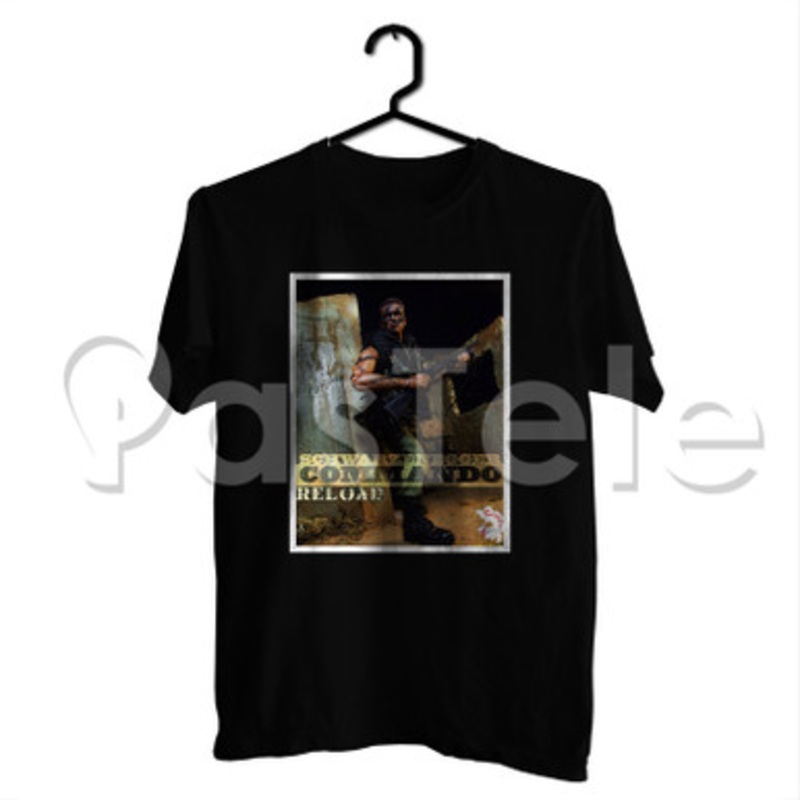 Schwarzenegger Commando Custom Personalized T Shirt Tees Apparel Cotton Tee Shirt Shirts