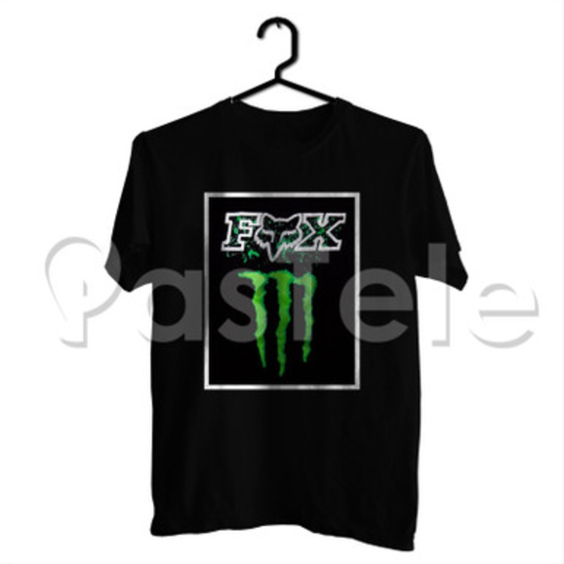 Fox Racing Monster Energy Custom Personalized T Shirt Tees Apparel Cotton Tee Shirt Shirts