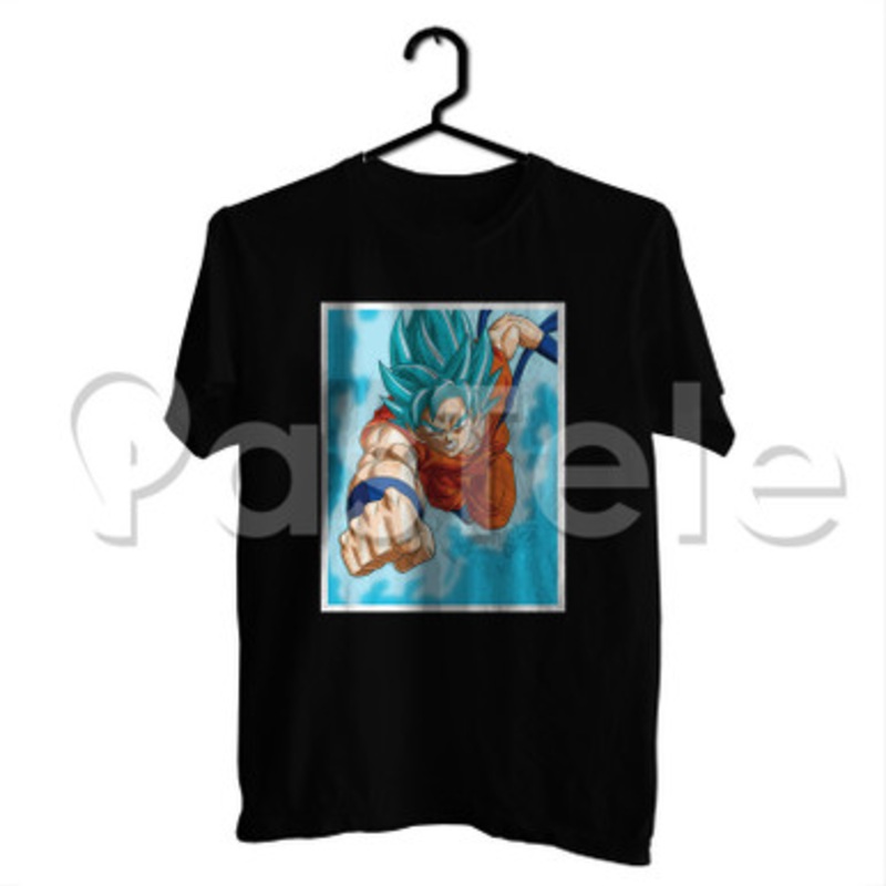 Goku Super Saiyan Blue Dragon Ball Super Custom Personalized T Shirt Tees Apparel Cotton Tee Shirt S