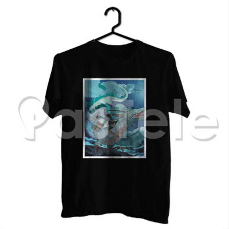Haku and Chihiro Spirited Away Custom Personalized T Shirt Tees Apparel Cotton Tee Shirt Shirts