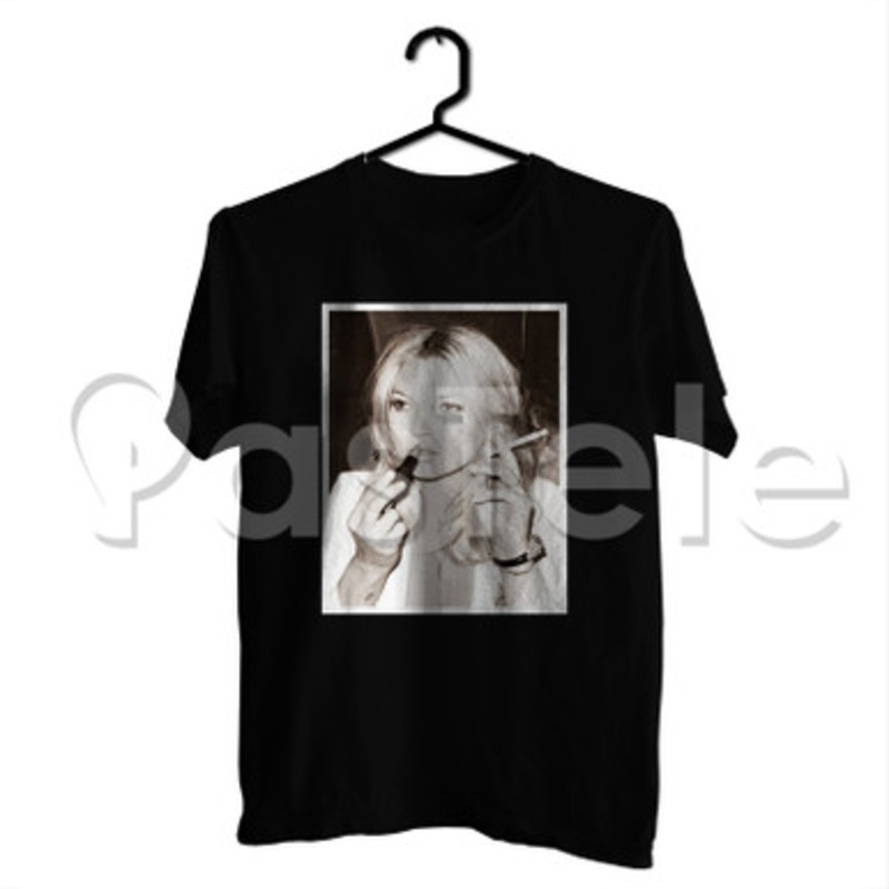 Kate Moss Cigarette Custom Personalized T Shirt Tees Apparel Cotton Tee Shirt Shirts