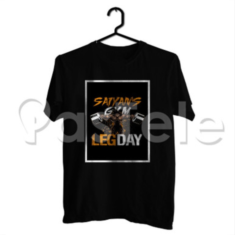 LEG DAY GYM Goku Dragon Balls Custom Personalized T Shirt Tees Apparel Cotton Tee Shirt Shirts