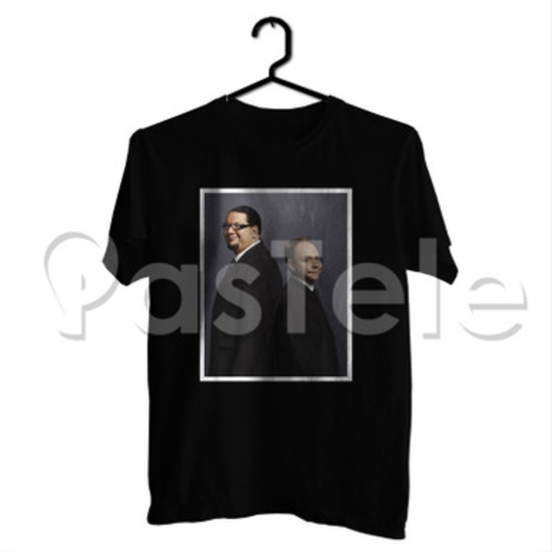 Penn and Teller Custom Personalized T Shirt Tees Apparel Cotton Tee Shirt Shirts