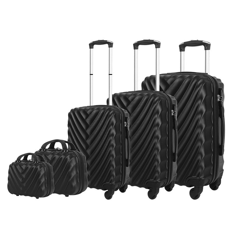 5-Piece Luxury Hard Shell Luggage High Quality 360 Four-Wheeled Spinner Suitcases with Cosmetics – Hard Shell Luggage and High Quality Luggage price