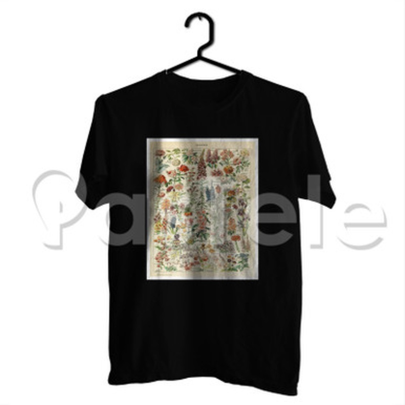 Adolphe Millot Fleurs Custom Personalized T Shirt Tees Apparel Cotton Tee Shirt Shirts