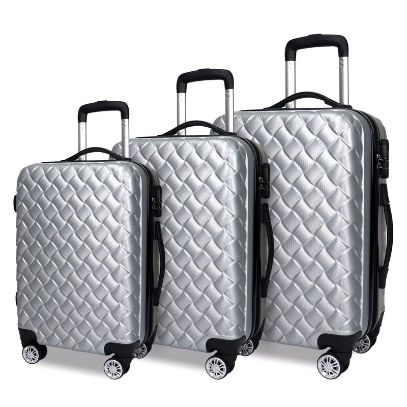 Luxury ABS Hard Shell 3-Piece Trolley Luggage Premium Travel Suitcase Collection – ABS Luggage and Luxury Luggage price
