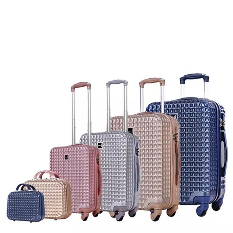 Made in Dongguan Set of 5 ABS Trolley Luggage New Designs 2023 – Luggage and Set of 5 Luggage price