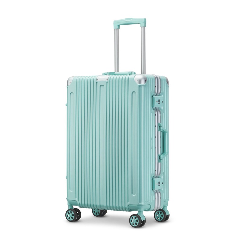 Modern Zipperless Hard Shell Suitcase Luggage with Durable Aluminum Frame – Aluminum Luggage and Suitcase price