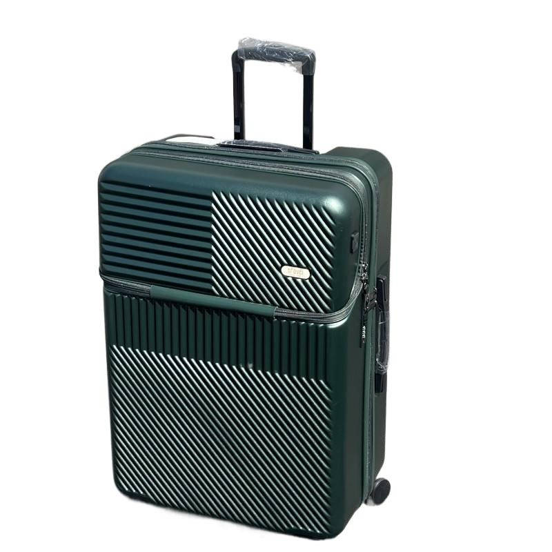 Multifunctional 24 Inches Front Opening Zipper Password Boarding Box USB Charging Trolley Luggage – Suitcase and Travel Bags Luggage price