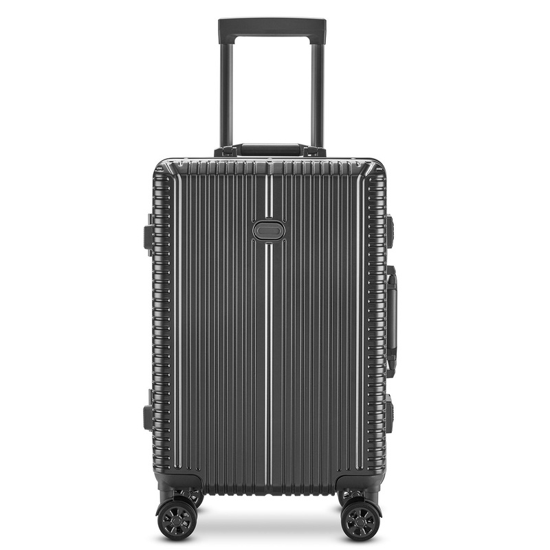 Premium Aluminum Hard Shell Trolley Luggage with Tsa Lock Luxury Travel Suitcase – Aluminum Hard Shell Luggage and Luxury Luggage price