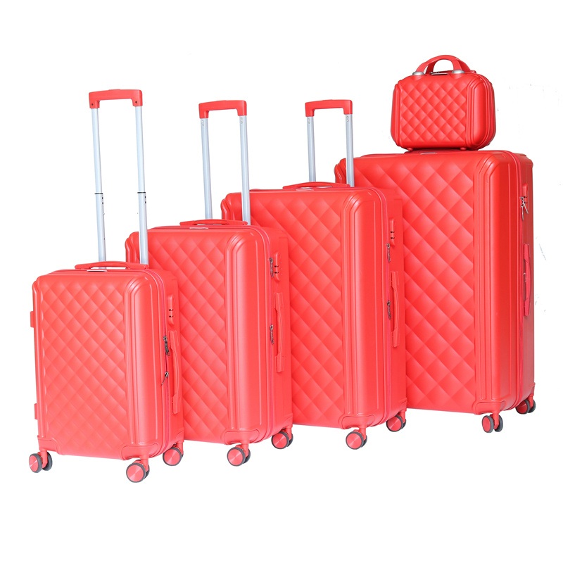 Five Pieces Luggage Set with Beauty Case and Color Matching Accessories – Suitcase and Trolley Bag price