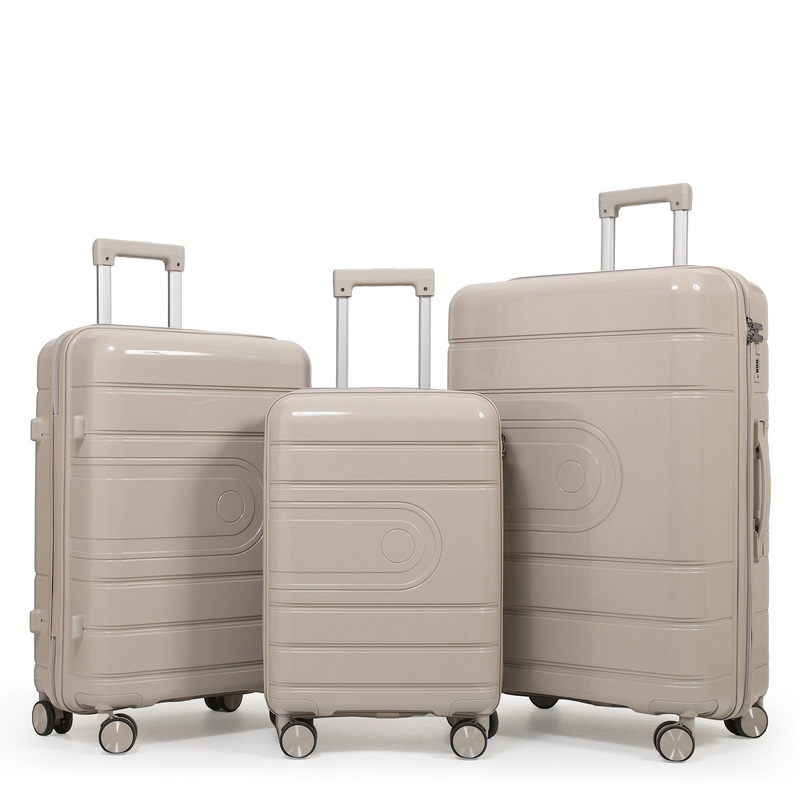 Luxury Polypropylene Hardside Luggage 3-Piece High-End Spinner Wheel Suitcase Set – Polypropylene Luggage and High-End Luggage price