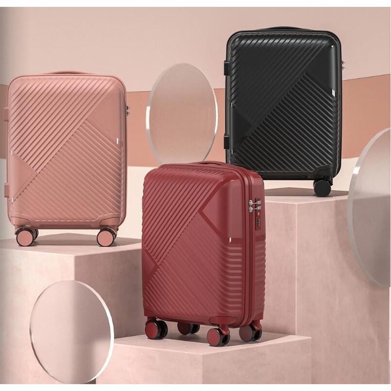 Three Colors Polypropylene Luggage with Color Matching Parts – Suitcase and Luggage Set price
