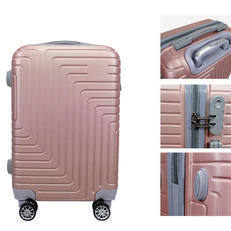Wholesale ABS Trolley Luggage 3 PCS Set Customized Travel Trolley Luggage Set-Xha129 – Trolley Travel Bags Luggage and Traveling Suitcase Set price