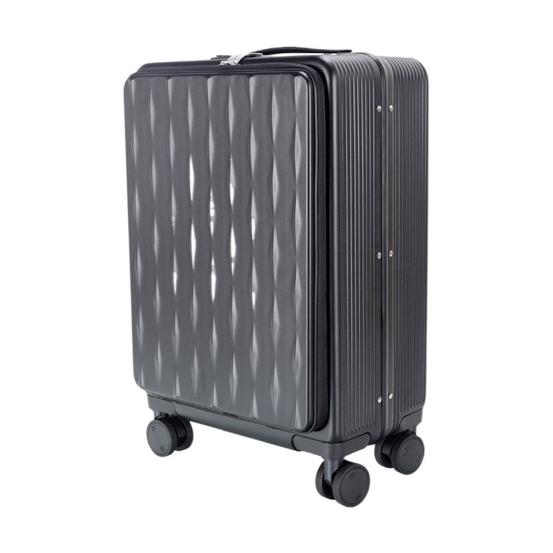 2022 New Silent Wheel 20 Inch / 16 Inch Front Opening Computer Box Aluminum Frame Luggage – Luggage and Luggage Bag price
