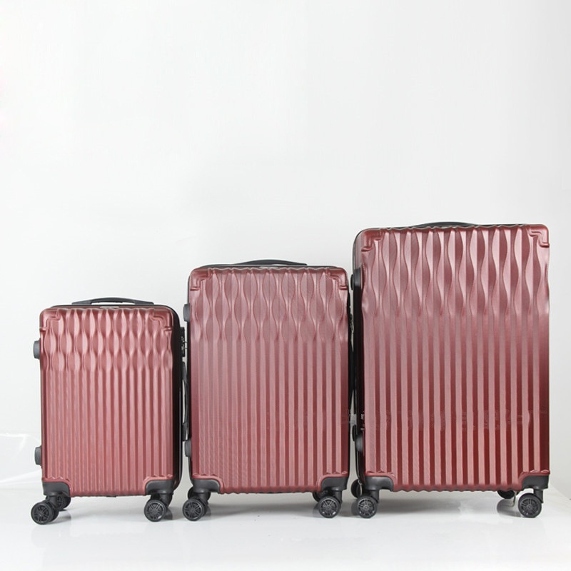3 Pieces Cheap Price ABS Luggage Set Trolley Bag for Man – Trolley Bag and Travel Luggage price