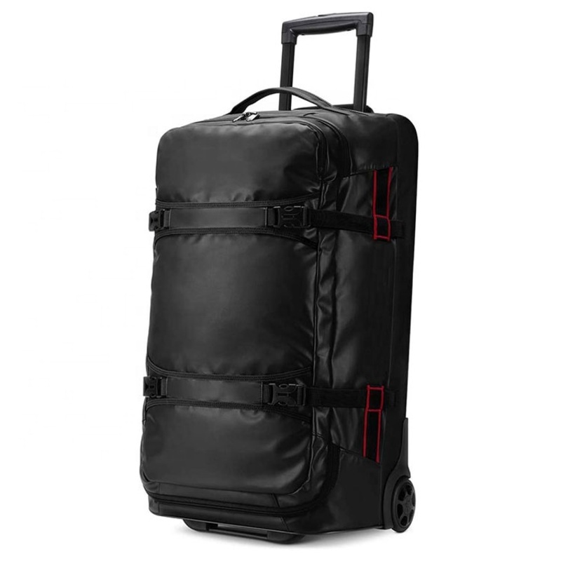 Custom Large Waterproof Roller Camping Trolley Duffel Rolling Luggage Outdoor Duffle Travel Bag with Wheels – Large Bag and Roller Bag price