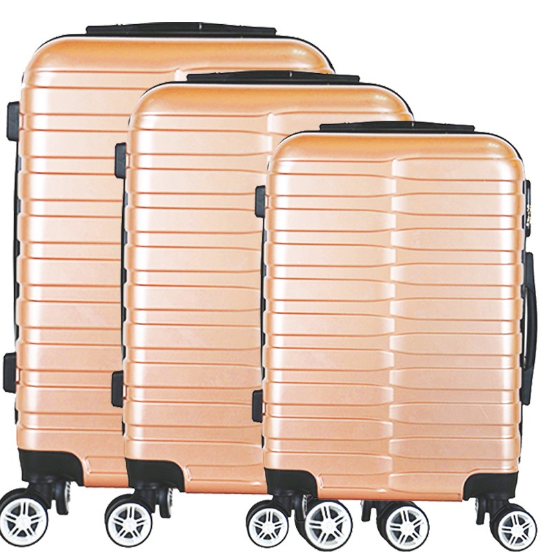 Fashion Lightweight Glossy ABS+PC Travel Trolley Luggage of 3-Piece Set – Luggage and Trolley Luggage price