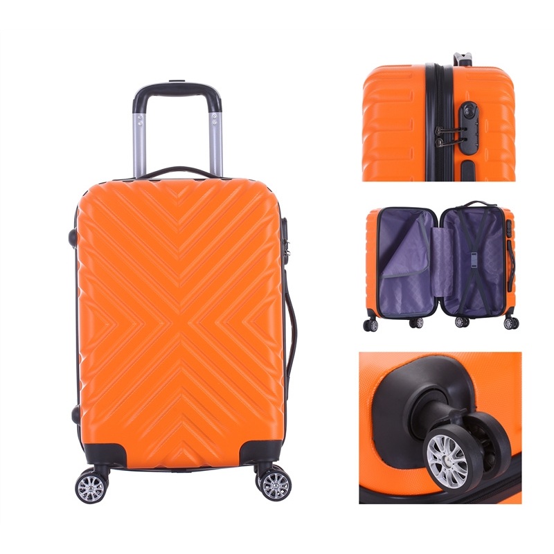 Hot Sale 4 Wheels 20/24/283 PCS Sets ABS Trolley Luggages Fashion Design Suitcase -Xha181 – Trolley Travel Bags Luggage and Traveling Suitcase Set price