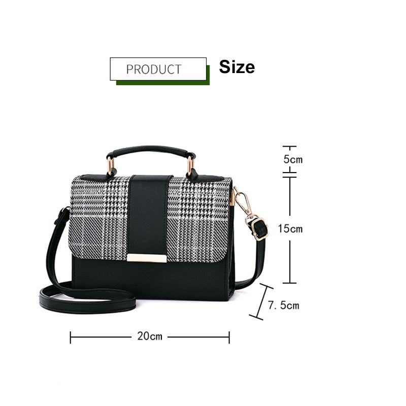 Hot Sale Cheap Ladies Simple Shoulder Handbag Portable Women Messenger Bag High Quality Small Square Bag – Shoulder Bag and Lady Shoulder Bag price