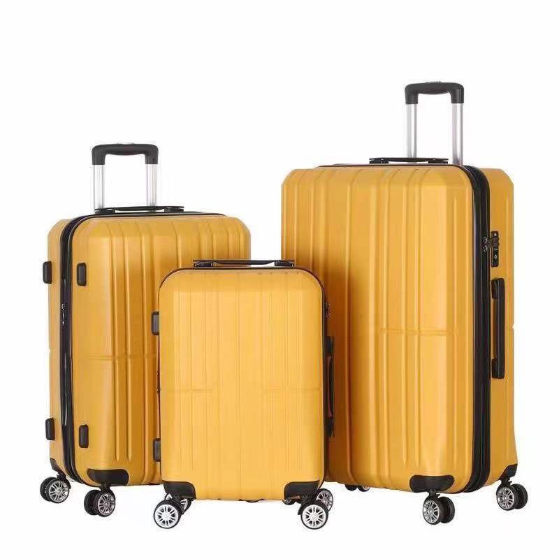 Luxury ABS 3-Piece Hard Shell Luggage Collection High-End Custom Color Travel Suitcases – ABS Luggage and High End Luggage price