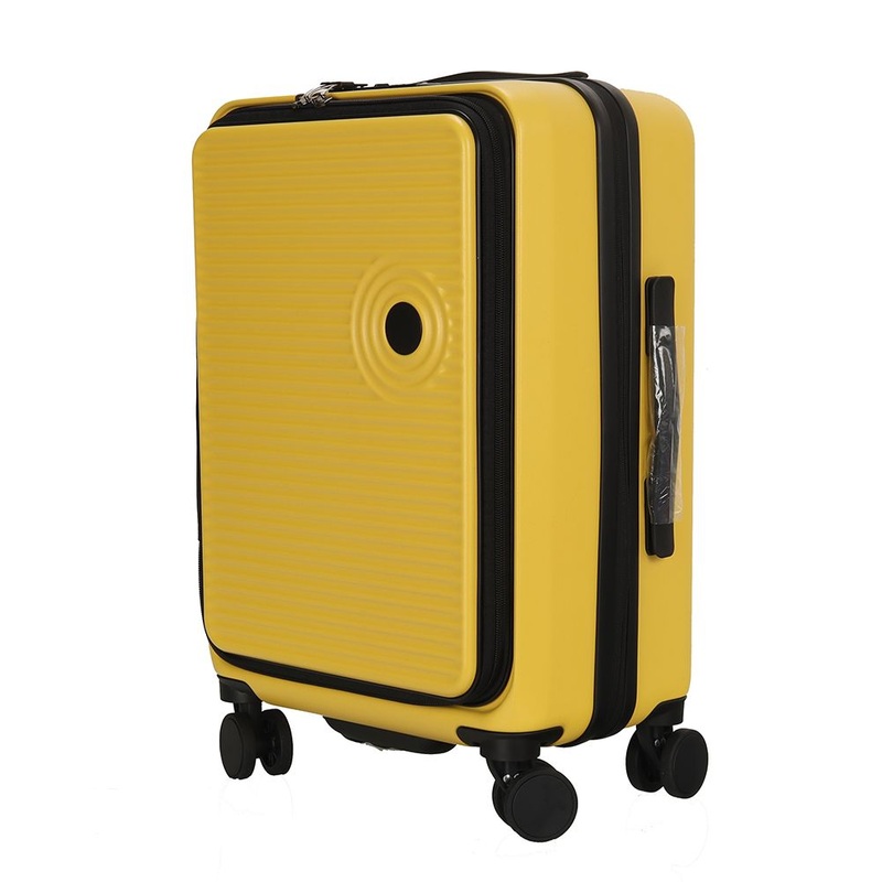 Multifunctional ABS Luggage Unisex 3 Sizes with 5 Cm Expand Cup Holder Front Open Spinner Caster – USB Charging PC Suitcase and Luggage price