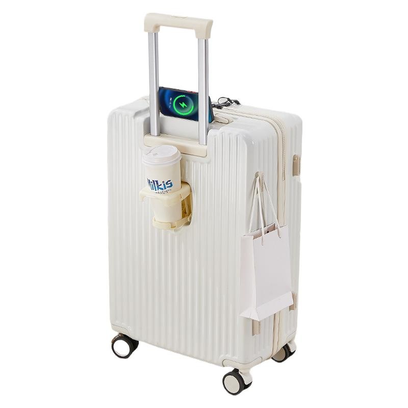 Multifunctional Pastel Colors Front Opening Aluminum Carry-on Luggage – Suitcase and Luggage Set price