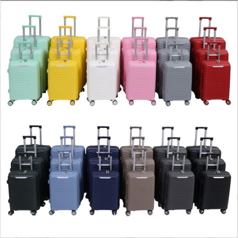 Strong PP New Arrival Custom Design Suitcase 3PCS Set Wheeled Luggage Set – Luxury PP Suitcase and Metal Alloy Trolley Luggage price