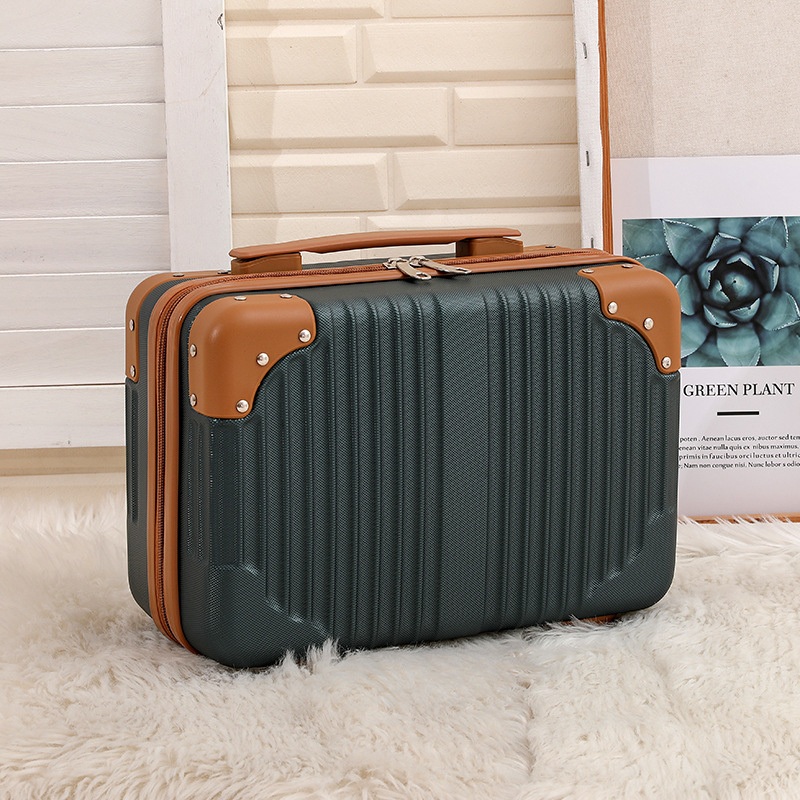 Vintage Bag Beauty Case with Protection Corner Mini Luggage Suitcase – Vintage Bag and Beauty Case price