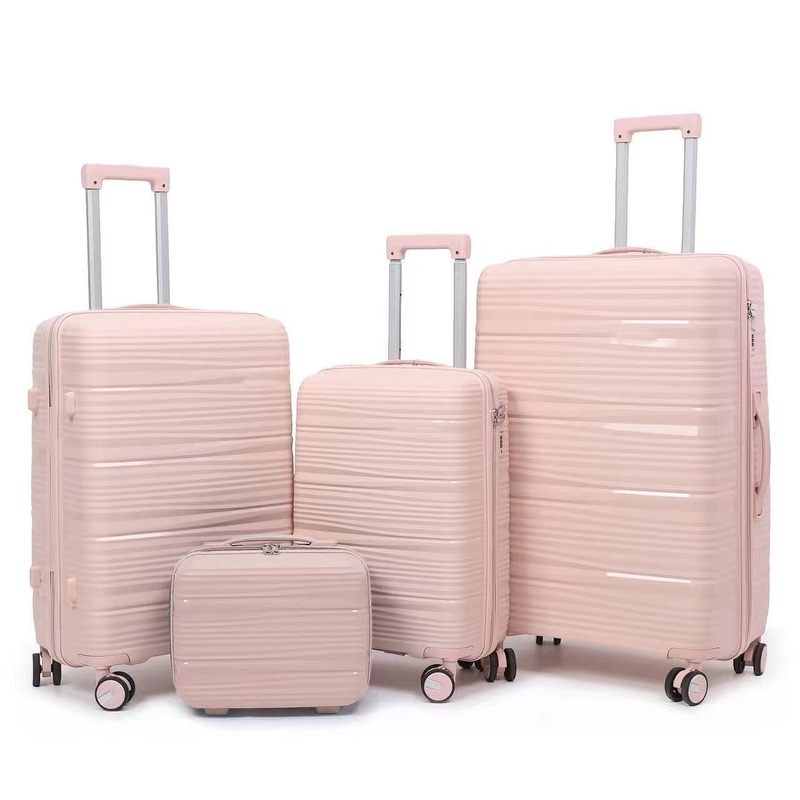 13 20 24 28 Inches Suitcase Set Hard Case 4 PCS Plastic PP Handbag Luggage – Suitcase and Stock Luggage price
