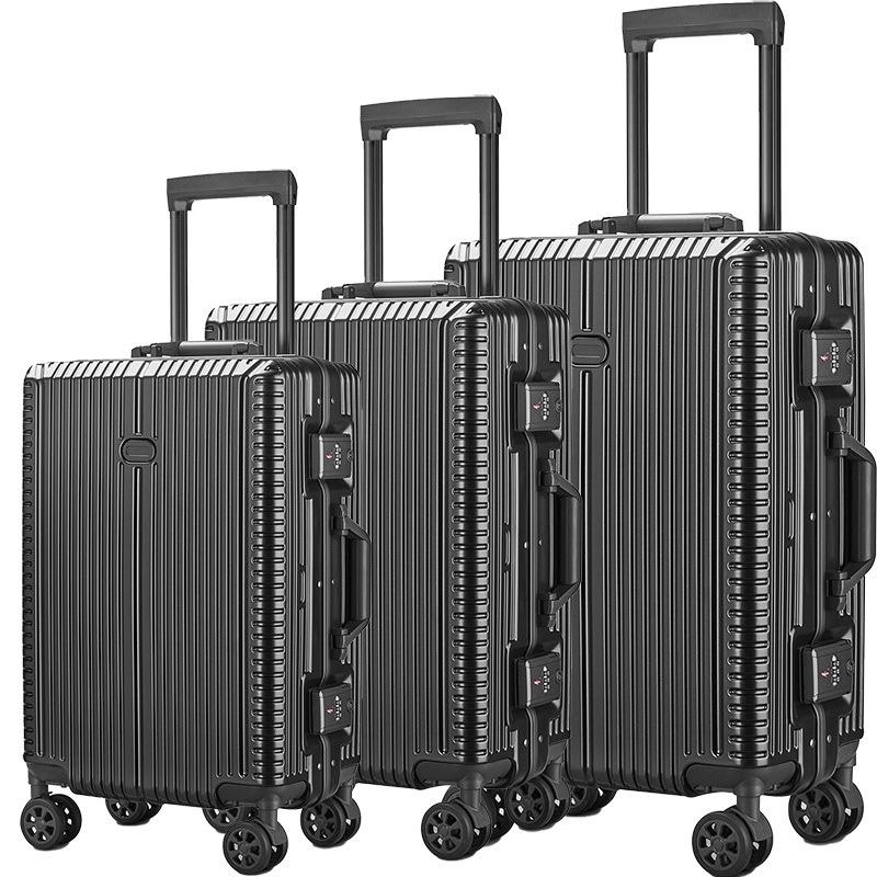 Advanced Aluminum Frame Trolley Travel Suitcase Bags Drop Resistant Travel Password – Trolley Travel Suitcase and Travel Suitcase price