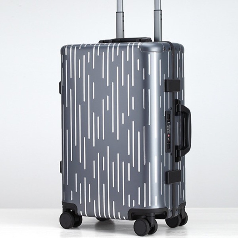 Aluminum Luggage Hard Shell Luggage for Travel Zipperless Aluminum Suitcase – Luggage and Luggage Set price