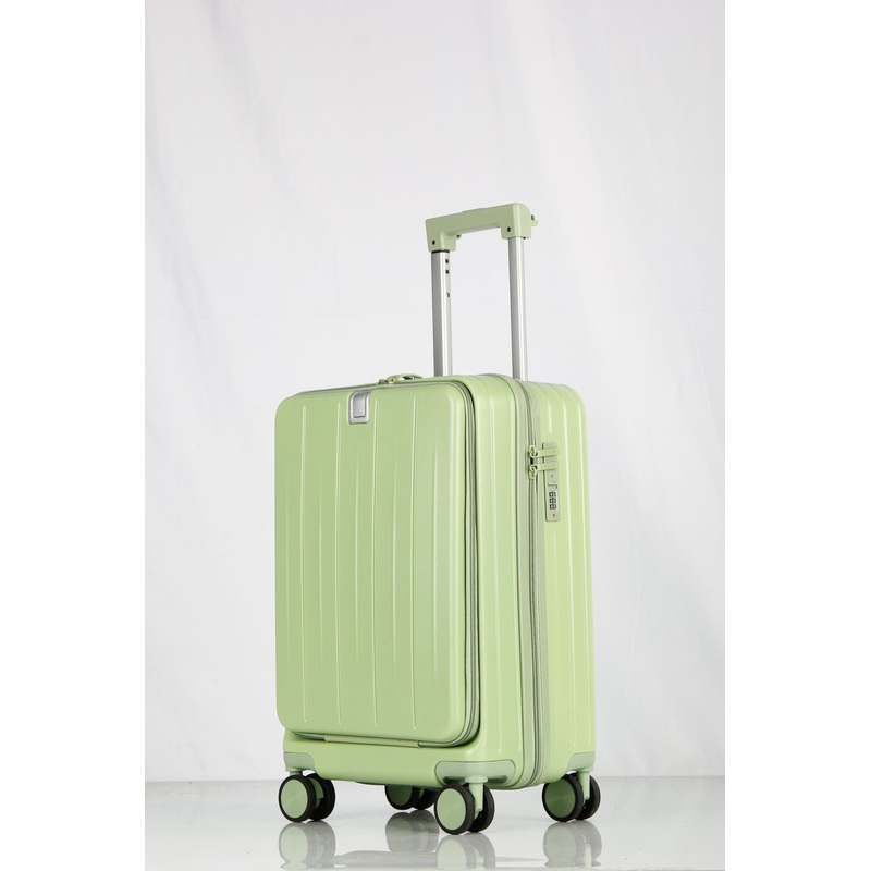 Check-in ABS+PC Iron Trolley Suitcase 360 Degree Double Lock Double Net Structure Separate Dry and Wet Front-Opening – ABS+PC and Suitcase price
