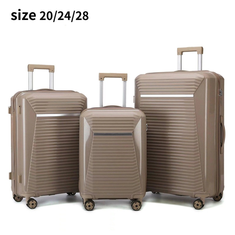 Cross Border High-Capacity Luggage with High Aesthetic Value, Zipper Style Luggage, Three Piece Set, Password Luggage for Foreign Trade – Suitcase Set and Luggage Set price
