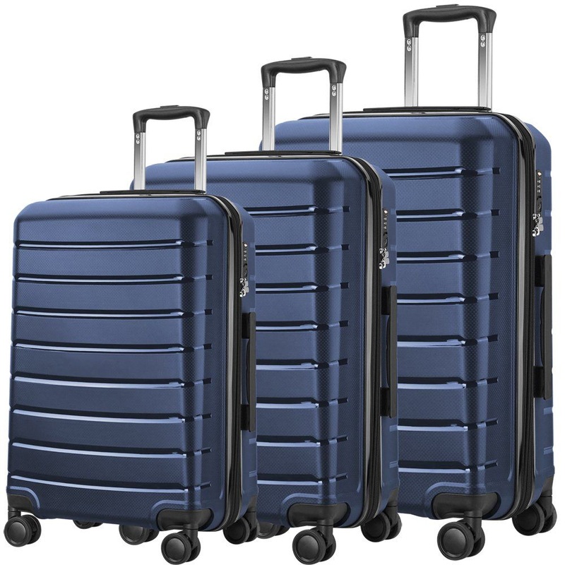 Durable Custom Design PP Luggage Set Three Size with Tsa Lock Universal Wheel – Wholesale Travel Luggage and Luggage price